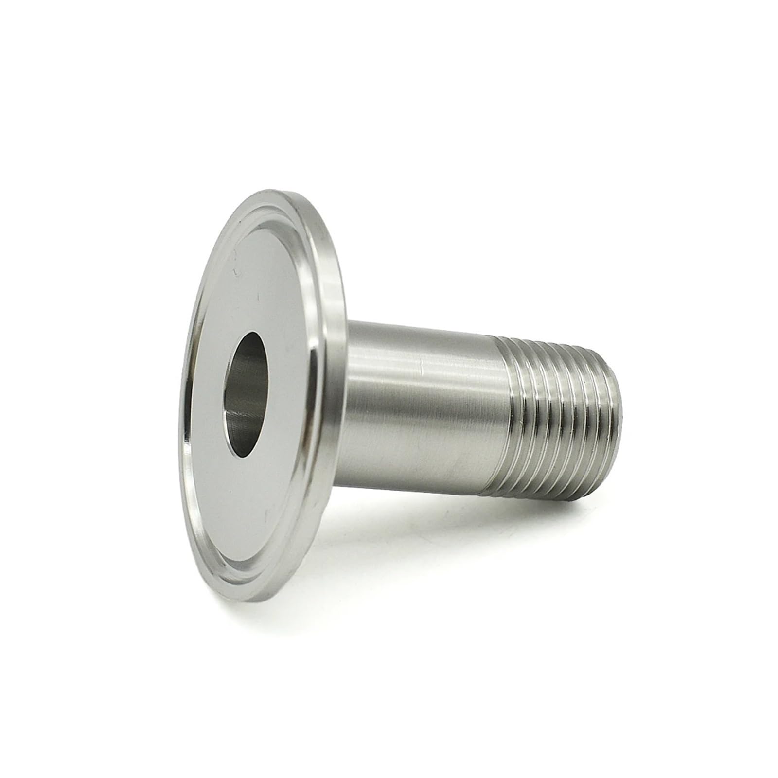 Générique Raccord de Virole à Filetage Interne Externe 1/2 "-2" DN8-DN50 BSPT SS304/SS316L Adaptateur de Serrage Triple en Acier Inoxydable de Niveau sanitaire(Bronze,316_DN40 Ferrule 50.5)