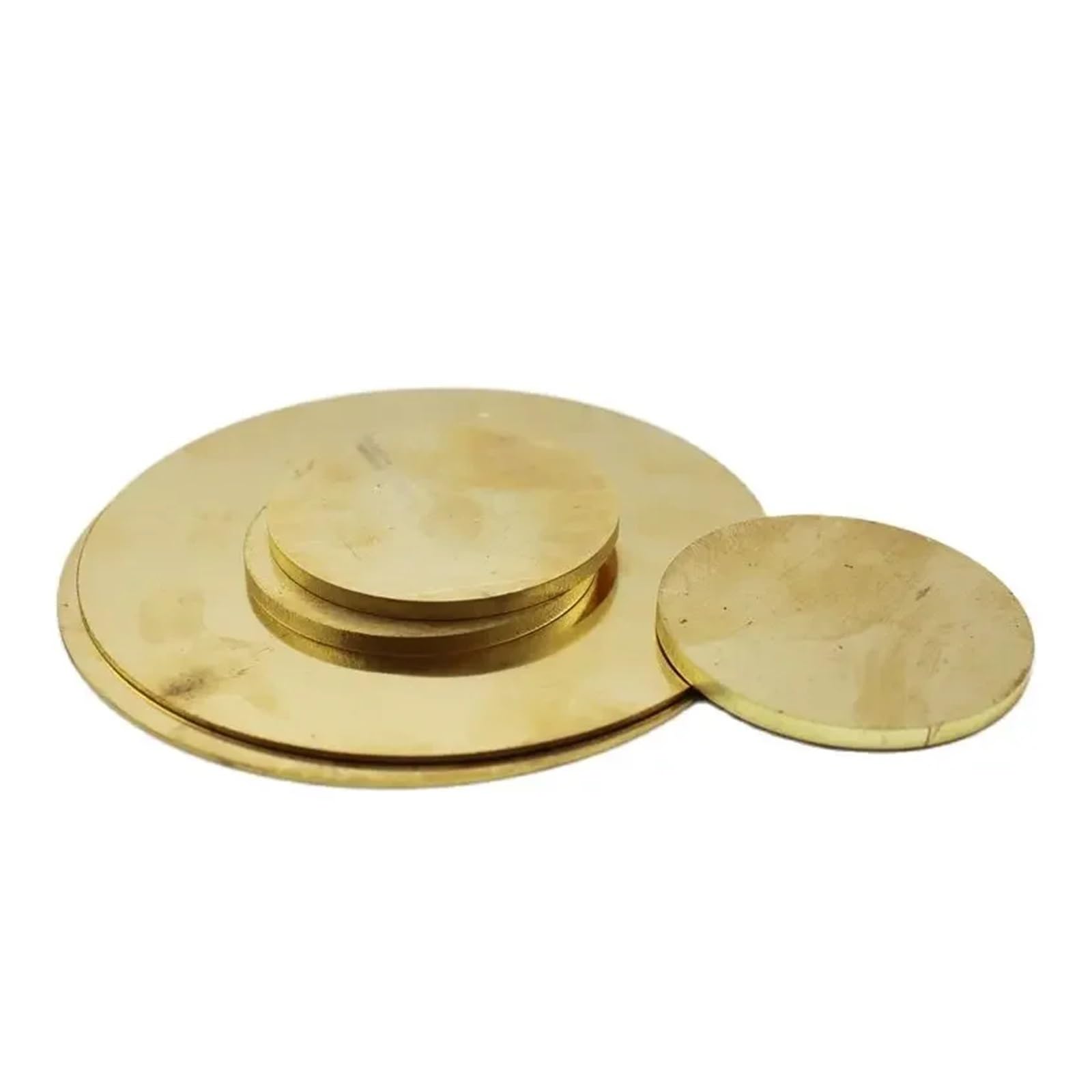 Messing-Rundplatte Messingblech, runde, massive Scheibe, gelbe Platte | Thickness 2mm 1pc,Diameter 140mm