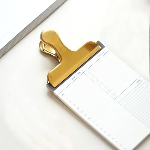 Miniatura 7 de Clips para bolsa de chips, paquete de 8 clips grandes de acero inoxidable dorado para bolsa hermética, perfectos para cocina y oficina (paquete de 8