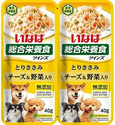 Amazon | いなば ペットフード ツインズ 5種 × 40g2袋 とりささみ