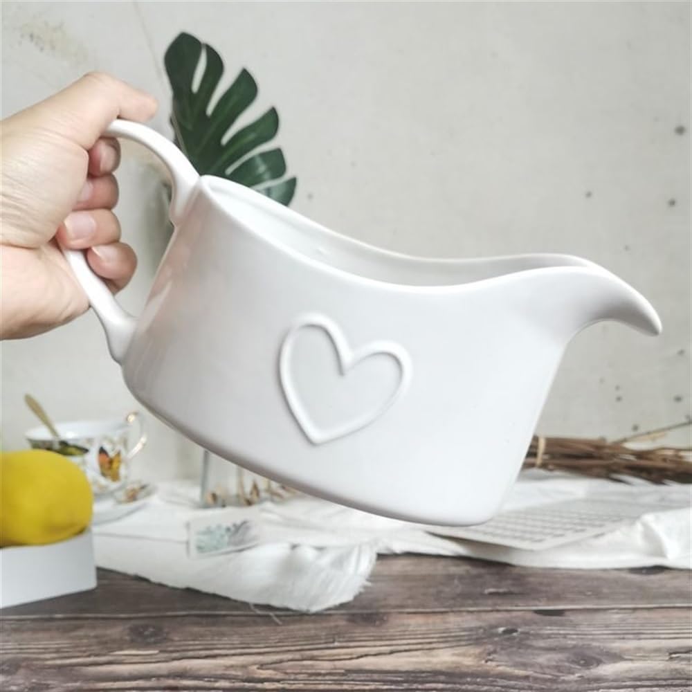 Milchkännchen Sauciere Western Steak Saft Eimer Milch Tasse Milch Topf Keramik große Kapazität Kaffee Milch Topf Milch Glas Spitze Sauce Tassen Soßenkännchen