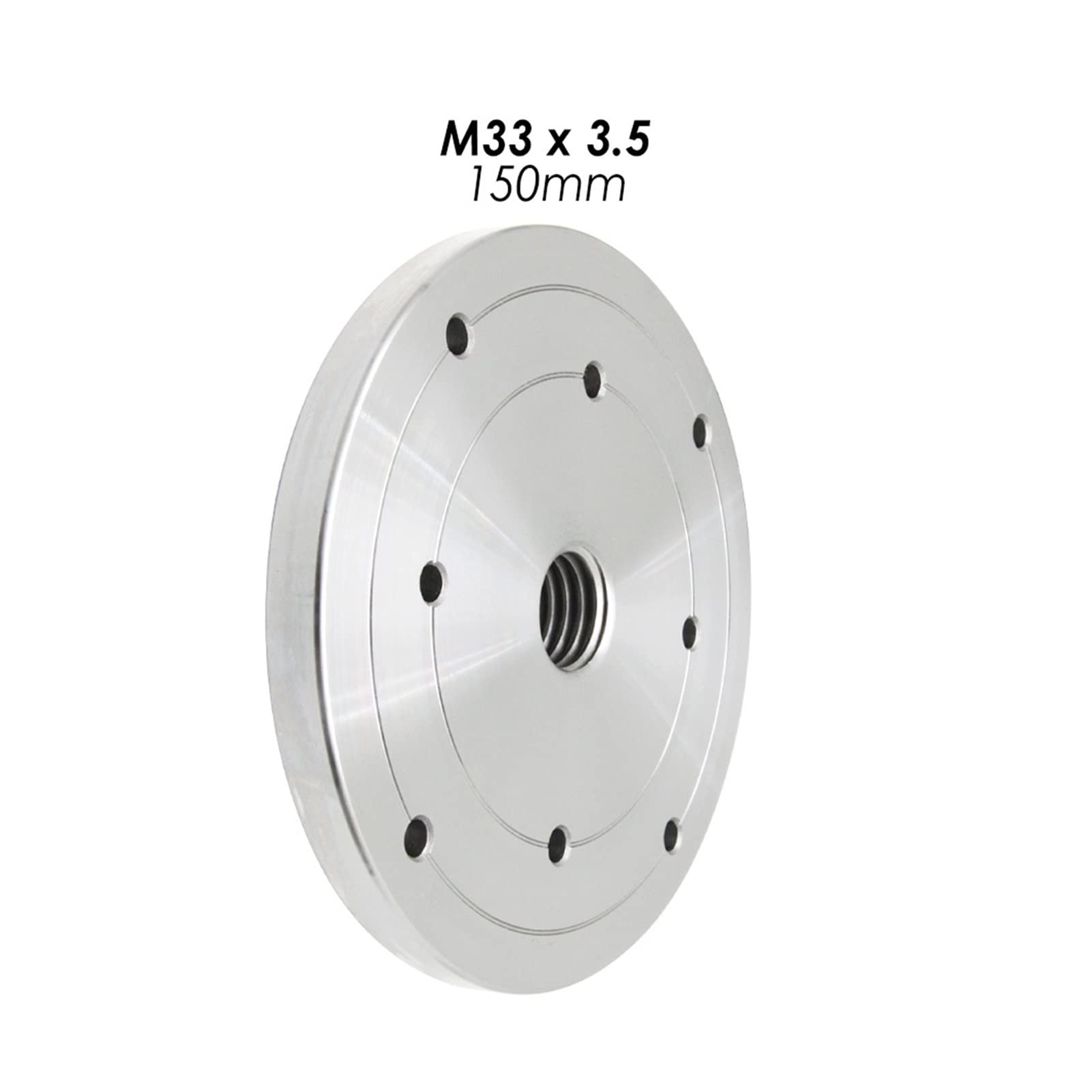 Placa Frontal De Brida De 6 Pulgadas, Placa Frontal De Torno De Madera for Máquina De Torneado De Carpintería Con Rosca M33 X 3,5, Portabrocas De Torno