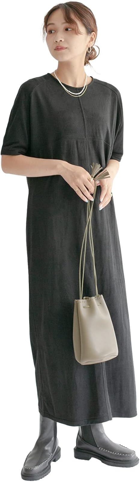 Amazon Co Jp ケービーエフ ワンピース ドレス スエードロングワンピース レディース Kc16 26q080 Black One 服 ファッション小物 Amazon Co Jp ケービーエフ ワンピース ドレス スエードロングワンピース レディース Kc16 26q080 Black One 服 ファッション小物