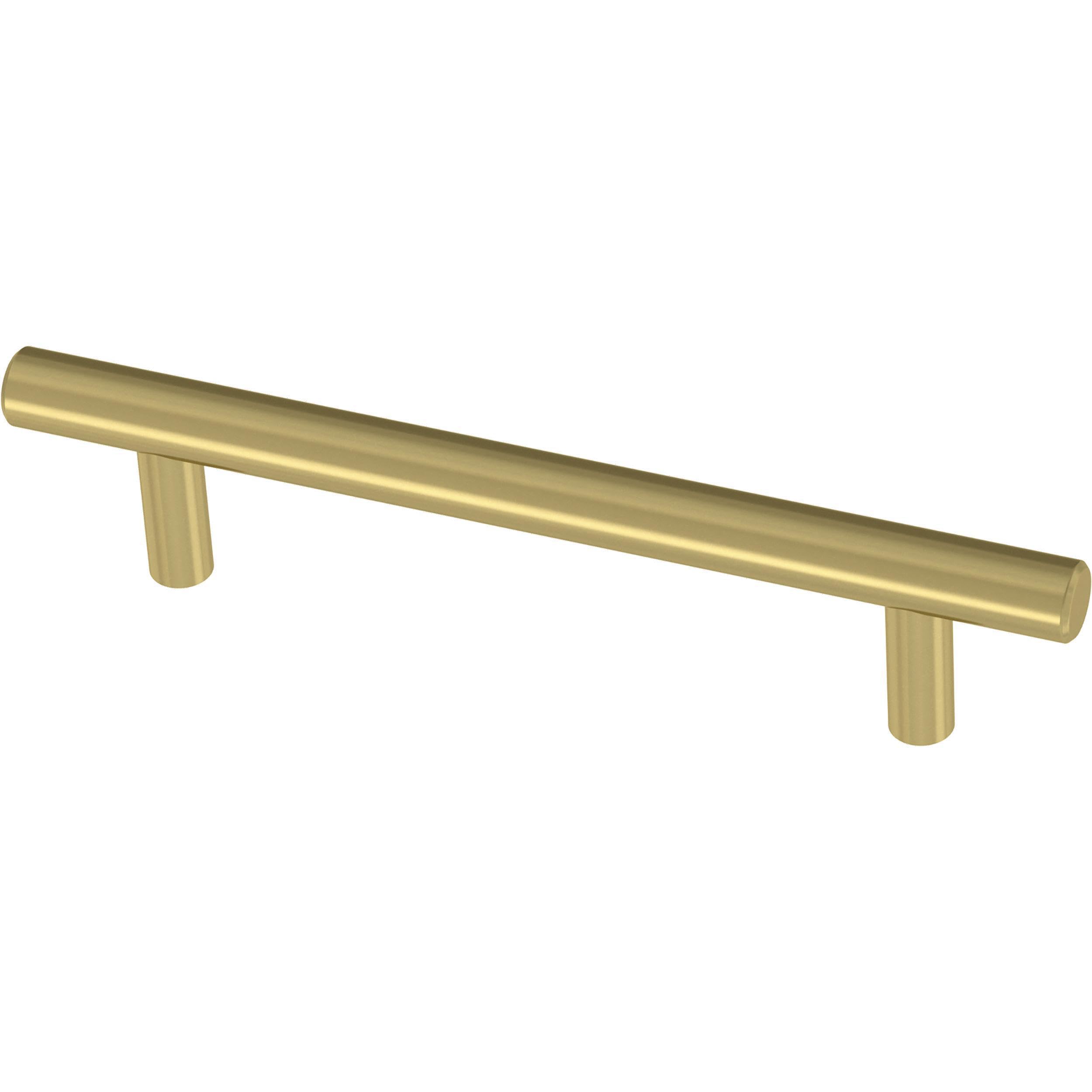 Franklin Brass (30-Pack) – Satin Gold Cabinet Handles, 3-3/4 Inch Hole Center, Modern Pulls for Drawers, Kitchen Cabinet Door, Dressers | Simple Bar