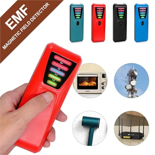 Medidor de Radiación Electromagnética LED EMF Rojo miniatura 2