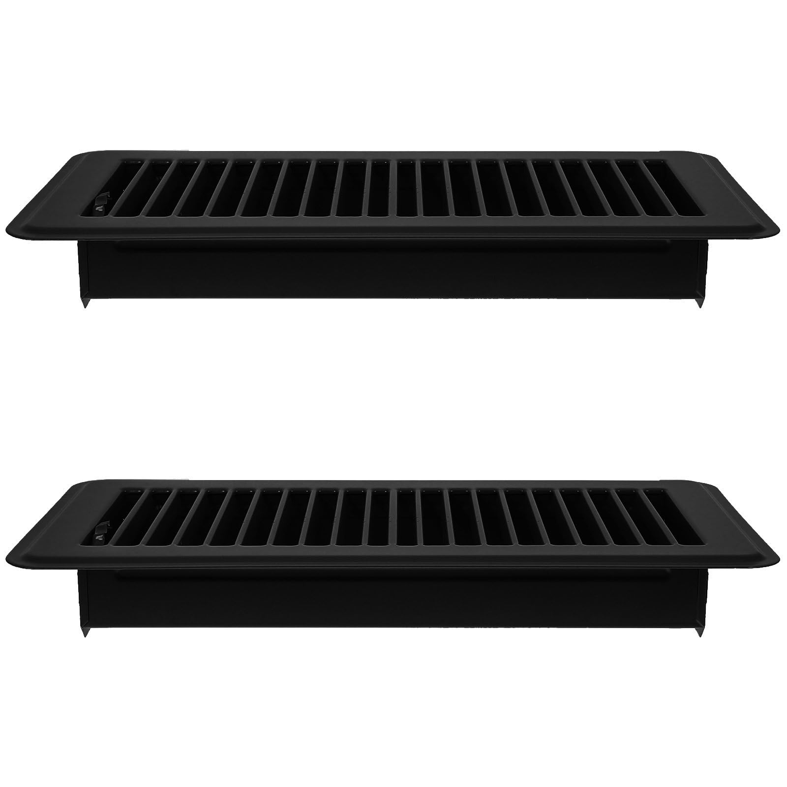 Yardwe 2 Stück X10 Zoll Bodenlüftungsabdeckung aus Eisen mit Sicherem Schutz und Luftstromregelung für Wohn und Bürobereiche im Modernen Design