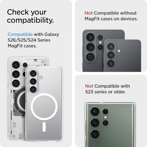 Image of Spigen Valentinus (MagFit) Magnetic Card Holder up to 3 Cards, Designed for Galaxy Z Fold, Galaxy S26 /S25 Ultra /Edge /Plus, Pixel 10 Pro /Pro XL /Fold, iPhone 17 /16 /15 /14 /13 /12 Models - Black