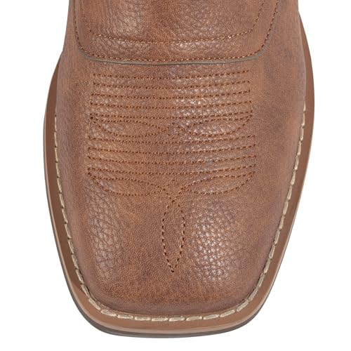 J's.o.l.e Cowboy Boots for Men Wide Square Toe Men's Western Boot Retro Classic Embroidered Country Boots3