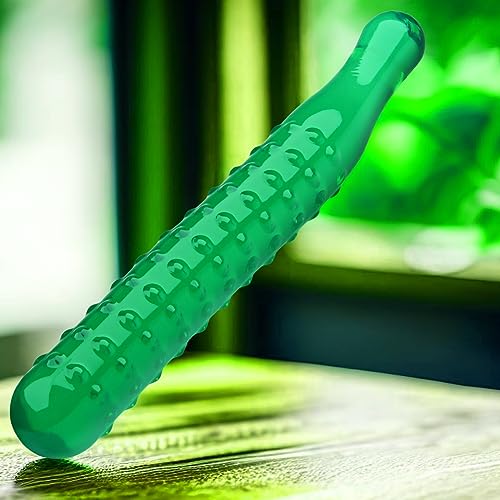 Roluck 24.5cm Realistischer Dildo,TPE Gurkendildo mit strukturierten Pellets Adult Toys Vaginal G-Punkt Anal Play für Männer Frauen Paare Anfänger – Bild 6
