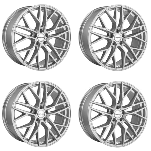 4x Carmani alloy rims 20 Ludwig 6.5x16 ET44 5x112 white silver