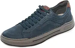 Sapatênis Masculino Volp REF: 151301 COURO Azul e Navy 37