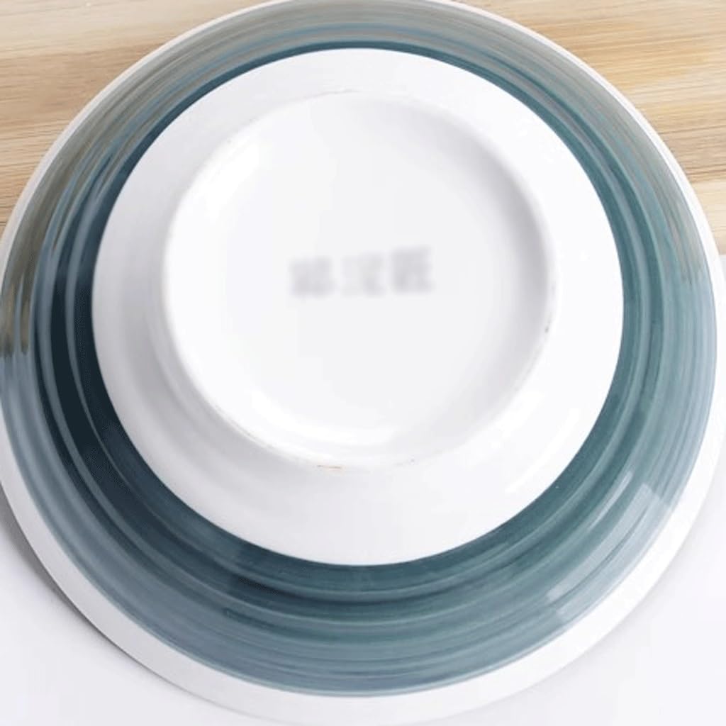 Miska na zupę w stylu retro, podszkliwna, do gospodarstwa domowego, duża miska na zupę, makaron ceramiczny, duża miska, miska do makaronu instant