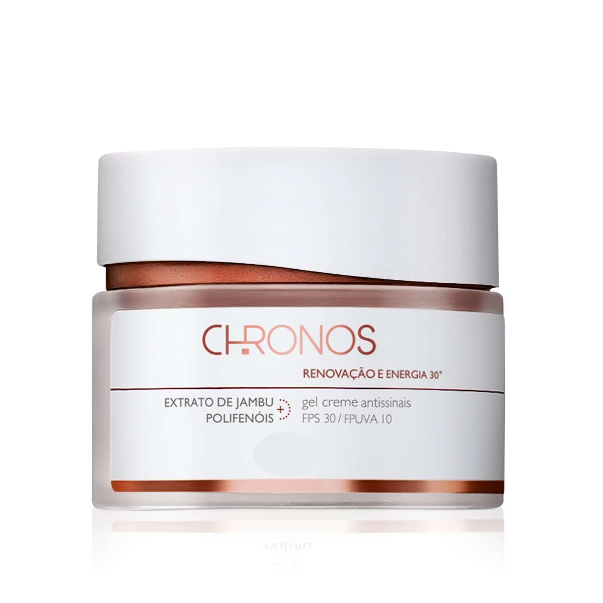 Linha Chronos (Dia) Natura - Gel Creme Antissinais Renovacao e Energia 30+ FPS 30/UVA 10 (40 Gr) - (Chronos (Day) Collection - Anti-signs Renewal & Energy 30+ Gel Cream (SPF 30/UVA 10) Net 1.4 Oz)