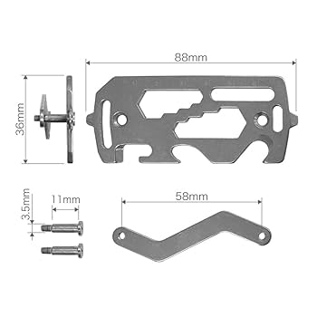 Amazon.co.jp: SBSTKSSHOJI 超小型マルチツール ドライバー/六角
