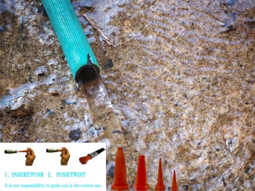 Image of 4 (1 /4 inch) -32 (2 inch) Multi Specification Hydraulic Anti drip Rubber Plug kit, Suitable for Hydraulic Joints, Hoses, Irrigation, and Any Fluid Leakage Source That Needs to be Blocked