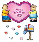 Carson Dellosa D.J. Inkers Here's My Heart Bears Bulletin Board Set (610017)