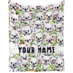 Koala Blanket 2 Custom Name