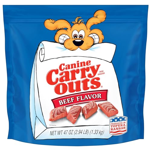 Canine Carry Outs Dog Treats, Beef Flavor, 47 Ounce
