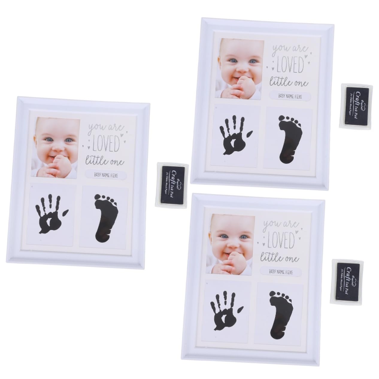 Cadre photo naissance mural pour décorer la chambre de bébé au premier anniversaire