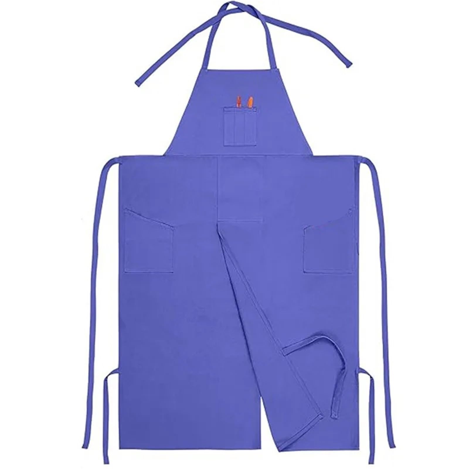 Töpferschürze Komplett Schürze mit geteiltem Bein for Damen und Herren, wasserdichte DIY-Töpfermalschürze, langes Küchenkochgeschenk