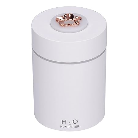 Humidifier, Portable Mist Diffuser Long Service Life Automatic Shut with USB Power Cable for Family for Car for Office