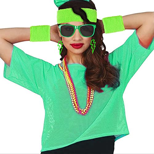 BDSHUNBF 12 pezzi Accessori Vestiti Anni 80 Donna