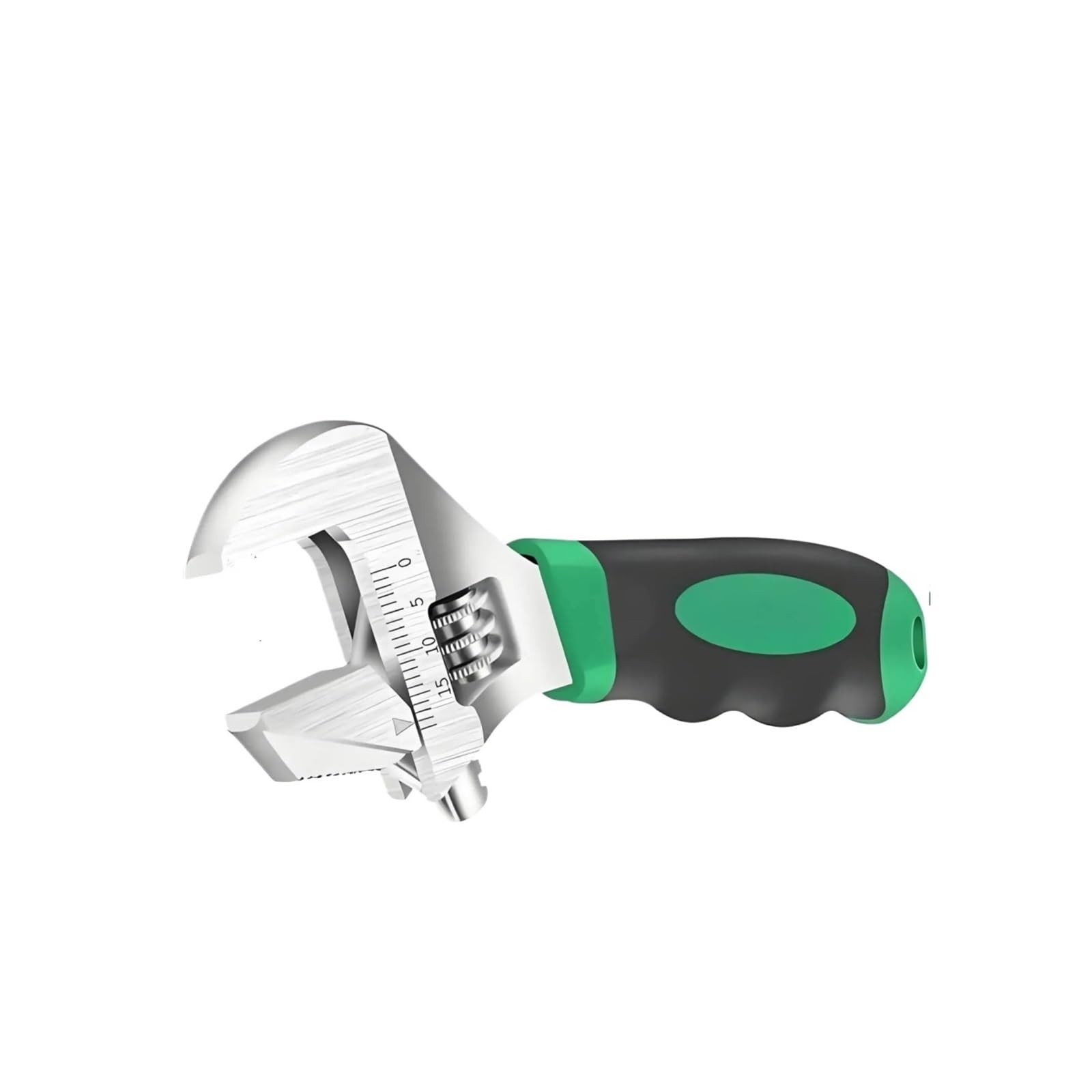 Jzqkxmvnclh 6 Inch Short Handle Adjustable Wrench Mini Pipe Large Opening Universal Spanner