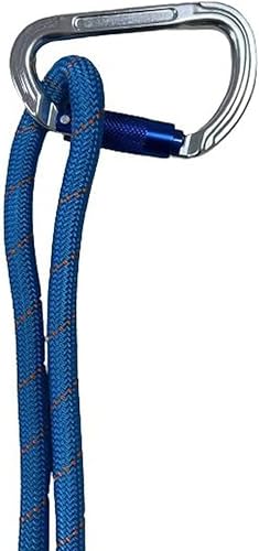 Miniatura 13 de Cuerda de arborista trenzada doble 15-135 de 0.55 pulgadas x 125 pies. 8400 libras de resistencia a la rotura, Sogas para Arboles, cuerda estática