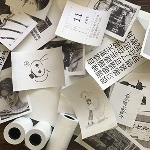 57X30MM Papel adesivo durável para impressão Papel térmico direto auto-adesivo para PAPERANG Mini Ac