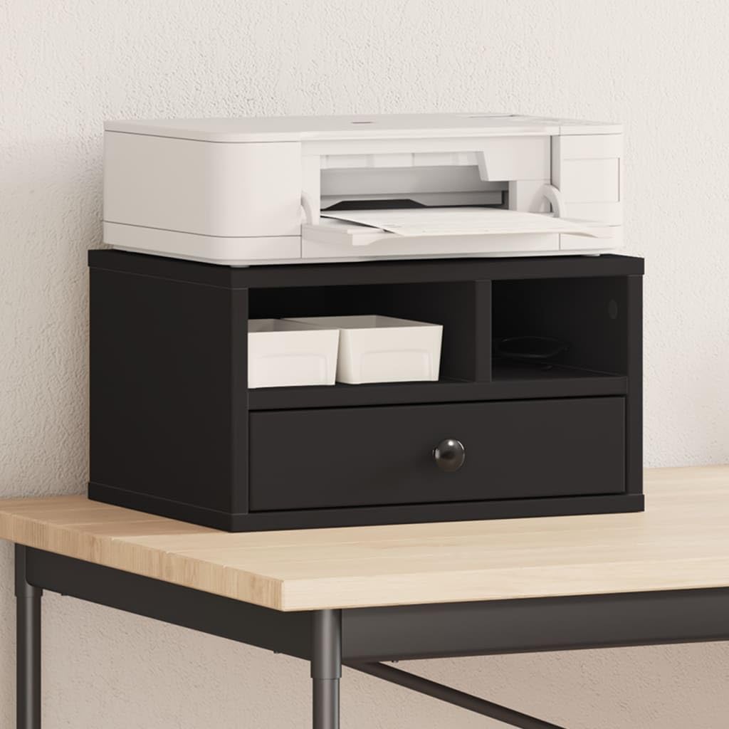 Supporto Per Stampante VidaXL Con Ruote – Legno Vecchio 41x32x48 Cm, Stile Moderno, Per Ufficio E Casa