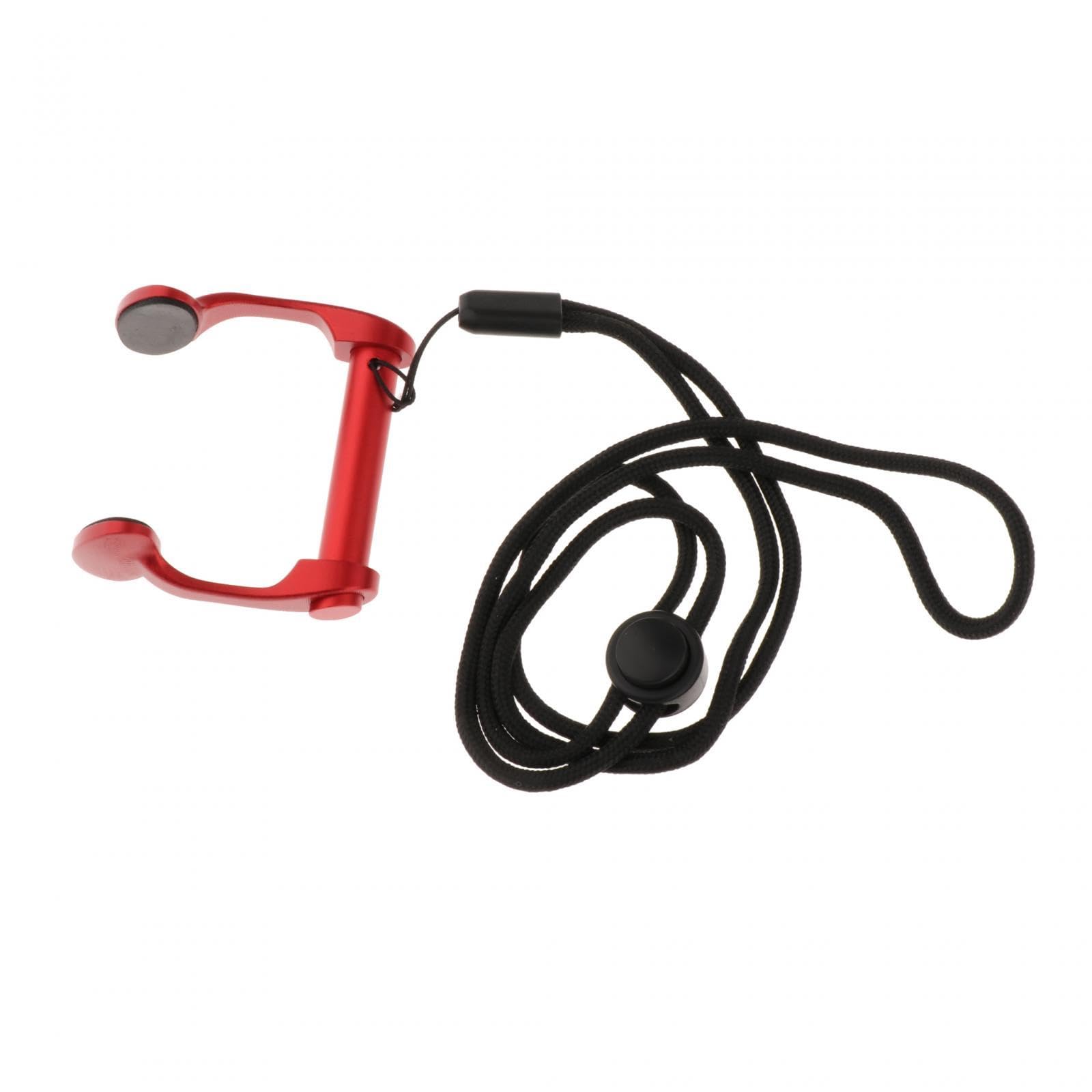 Pinzas Nasales para Natación, Protector Nasal de Aleación de Aluminio, Almohadillas Suaves con Cordón Y Estuche de Almacenamiento para Piscina Y Surf.
