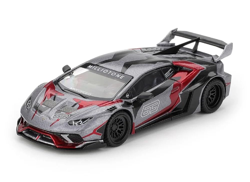 MINI GT LB Lamborghini Huracan トイザらス　限定 Compatible for 1:64 Lamborghini Huracán GT Ronin LB-Works Grey
