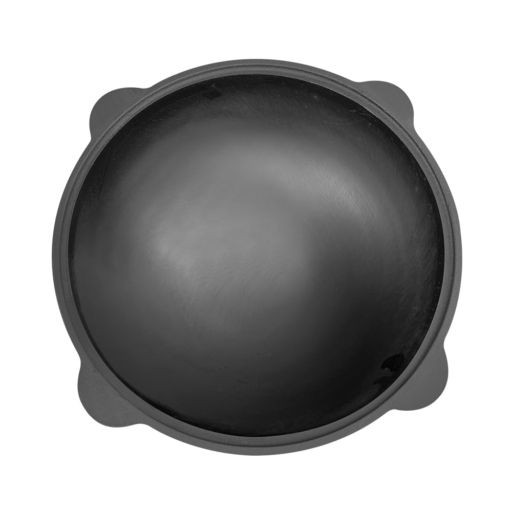 Kazan - Tapa de hierro fundido de 6 l de aluminio fundido de 33,5 cm de diámetro para Plov uzbeko de fondo plano WOK плов казан Kazan horno de fuego учак