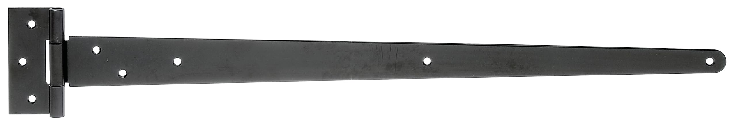 Alberts 829964 Penture anglaise | laque noire pour immersion | penture 596 x 48 mm | charnière 90 x 40 mm | kit de 10