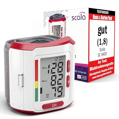 Scala SC 6400 Polso Misuratore di Pressione sanguigna Automatico