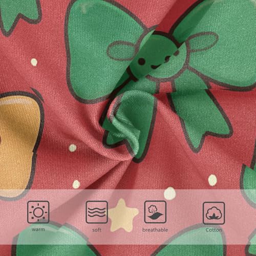 Christmas Bows 1-piecing Hip Design Girls' Panties Organic Underwear for Girls in Sizes 2T,3T, 4T, 5T, 6Y and 8Y3