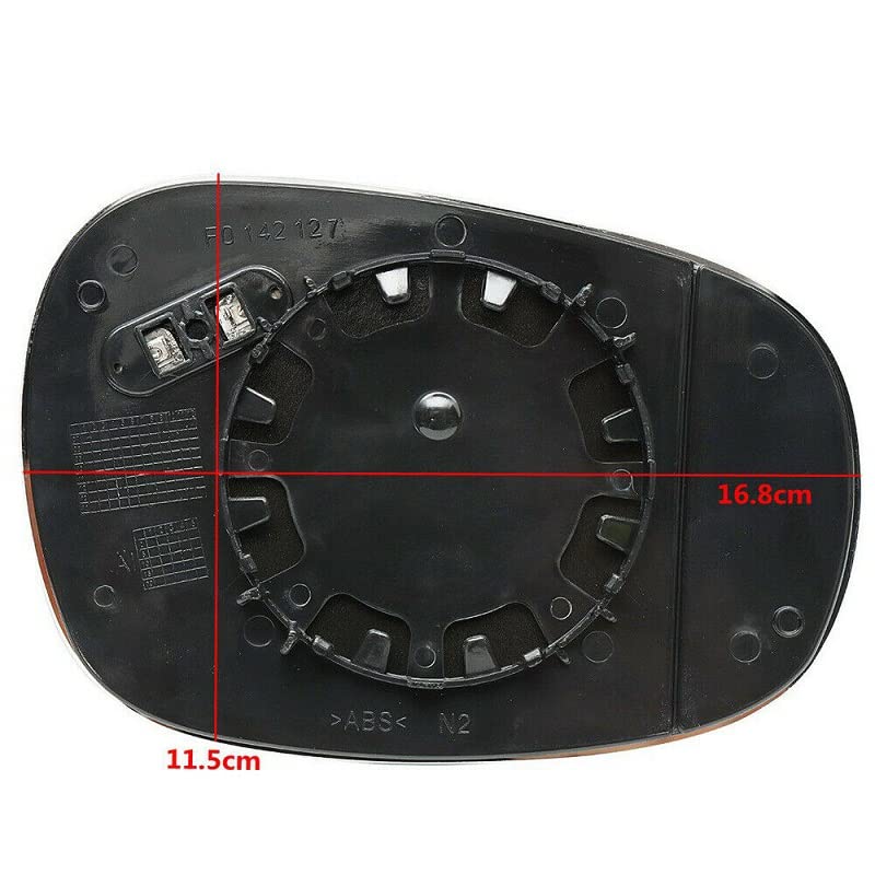 Amazon.com: Left/Right Wing Mirror Glass Heated Driver Passenger 