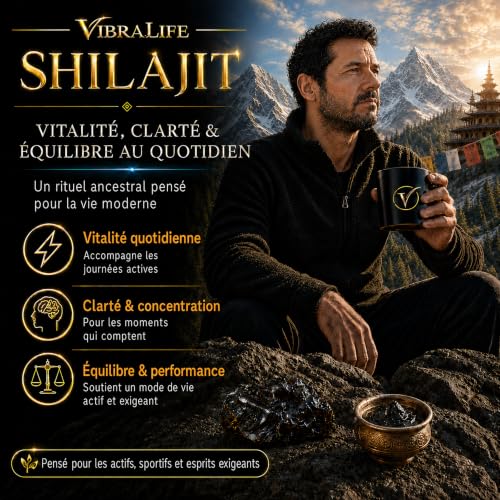 Shilajit (Mumijo) Résine Pure 50 g | <85% d’acide fulvique – Extraction à l’eau – Origine Himalaya (Tibet) – VibraLife – vue 5