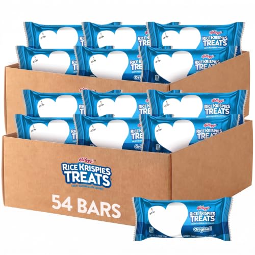 Rice Krispies Treats Crispy Marshmallow Squares, Kids Snack Box, Cereal Bars, Original (Pack of 108)