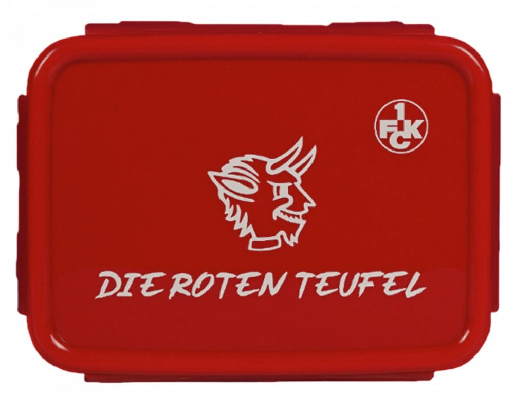 1. FC Kaiserslautern 1. FCK - Fiambrera (2 unidades), diseño de los diablos rojos