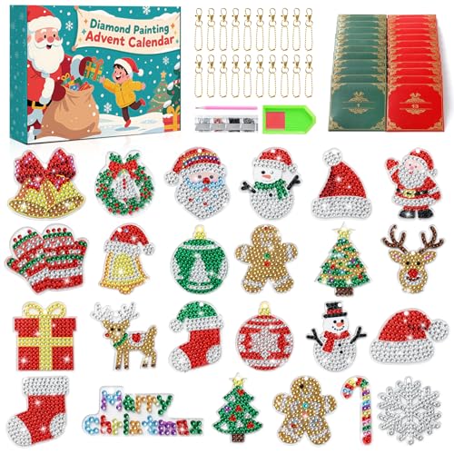 Diamond Painting Advent Calendar 2025 for Girls Kids 24 Days