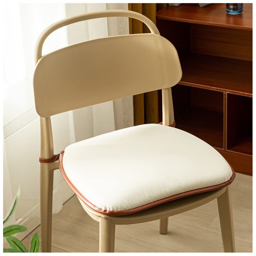 Coussin de siège beige imperméable anti-glisse pour rénover vos chaises de cuisine