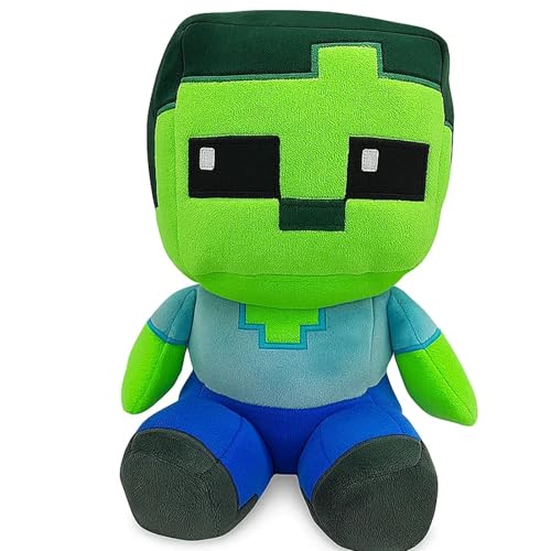 MigWoo Creeper Plüschtier, Creeper Stofftier, Spiel Kuscheltier, Cartoon Plüschtier Zum Thema Spiel, Cartoon Plüsch Spielzeug, Geschenk Für Kinder & Spielefans (Jungen & Mädchen)