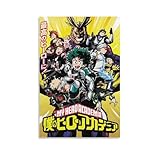My Hero Anime Academia MHA Poster Posters & Prints Canvas Art Poster And Wall Art Picture Print Modern Family Bedroom Decor Posters 12x18inch(30x45cm)
