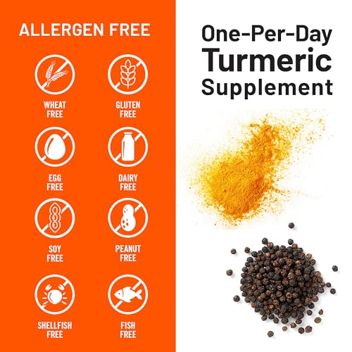 NatureWise Turmeric Curcumin 500mg with Black Pepper Softgels - Extra Strength, Enhanced Absorption - 95% Curcuminoids & BioPerine for Immune Support - Gluten-Free, Non-GMO - 90 Count[3-Month Supply] - image 5