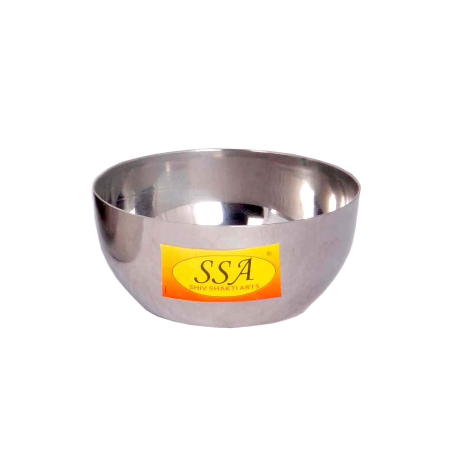 Shiv Shakti Arts® Steel Lassi Glass, Stainless Steel Glass Set (Drinkware - Big, 800 ML Each Glass) = 6 Piece Set