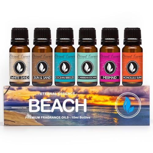 Eternal Essence Oils Beach Set: 6 Premium 10ML Fragrance Oils
