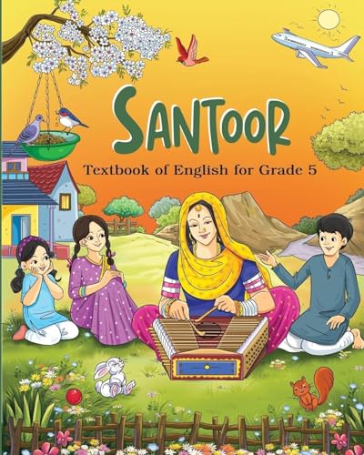 Image of NCERT Class 5 Textbook Set (Pack of 4) - Veena, Santoor, Maths Mela & Our Wondrous World | 2025-26 Edition | Hindi, English, Maths & EVS Books for Class 5 | Updated Curriculum