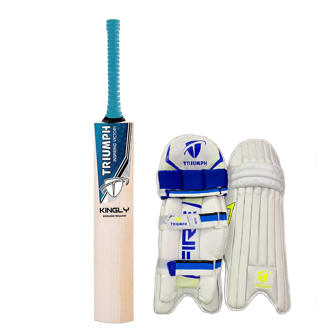 Triumph Kingly English Willow Cricket Bat Mens And Fire Batting Legguard R/H (B08YF53ZQR) Amazon Price History, Amazon Price Tracker