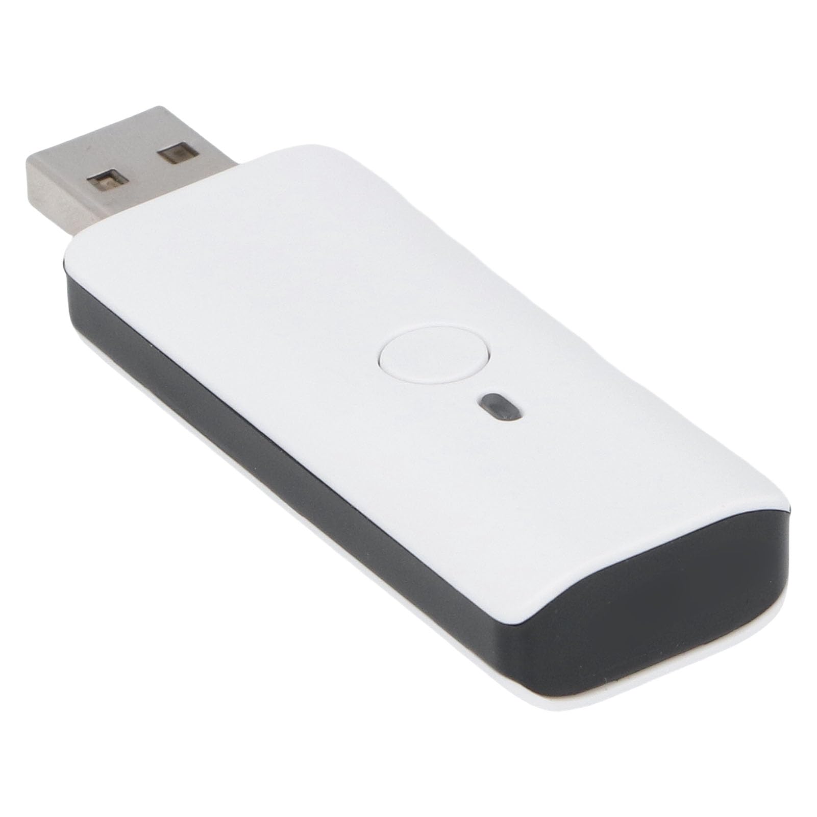 Ausla Wireless Controller Adapter ABS USB Wireless Controller Adapter Konverter mit Bluetooth 5.3 Remap Geringe Latenz für PC Steam Deck (White)